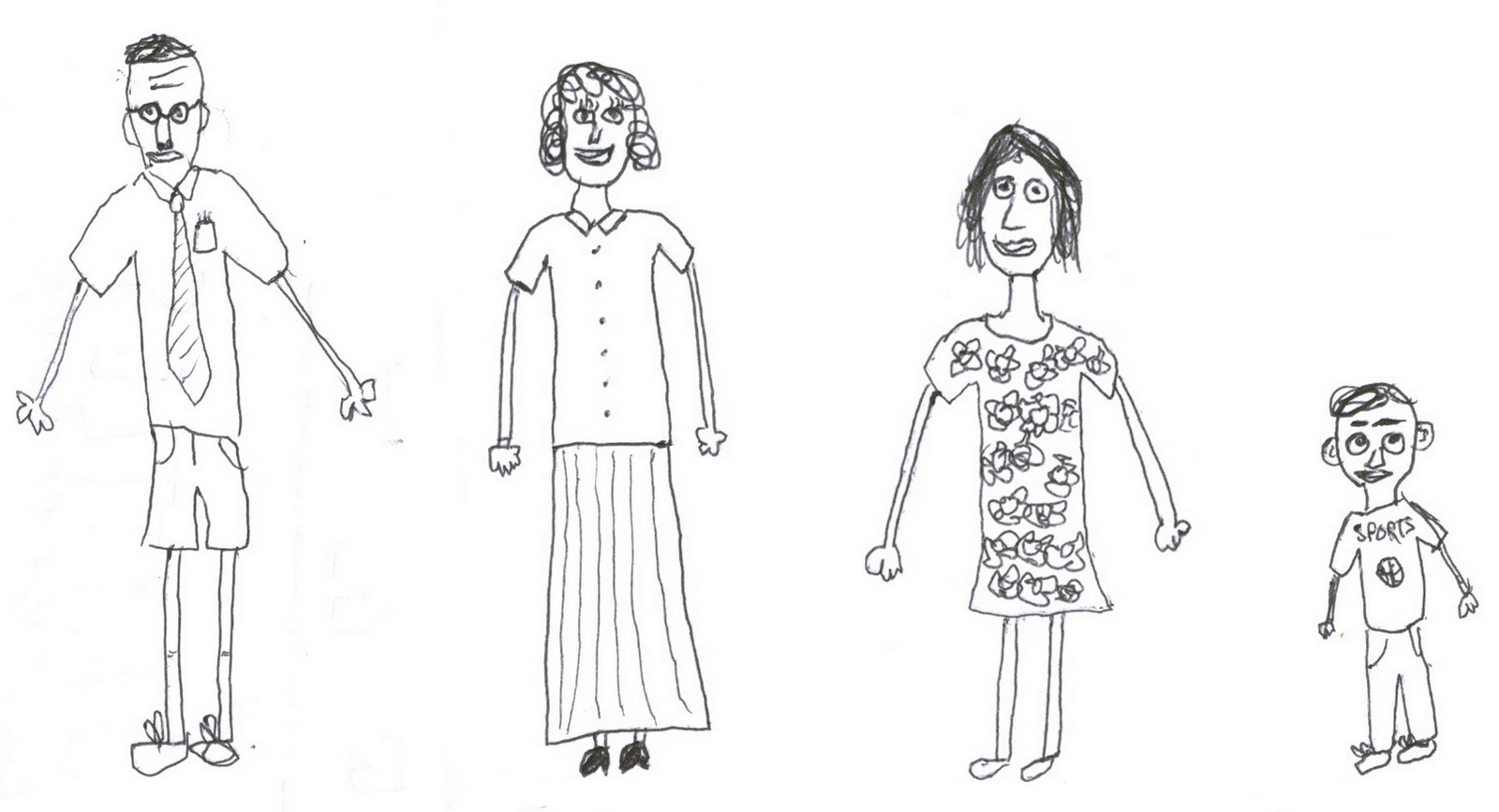 1600x867 New Love Stories Family (Sketch) - My Family Sketch