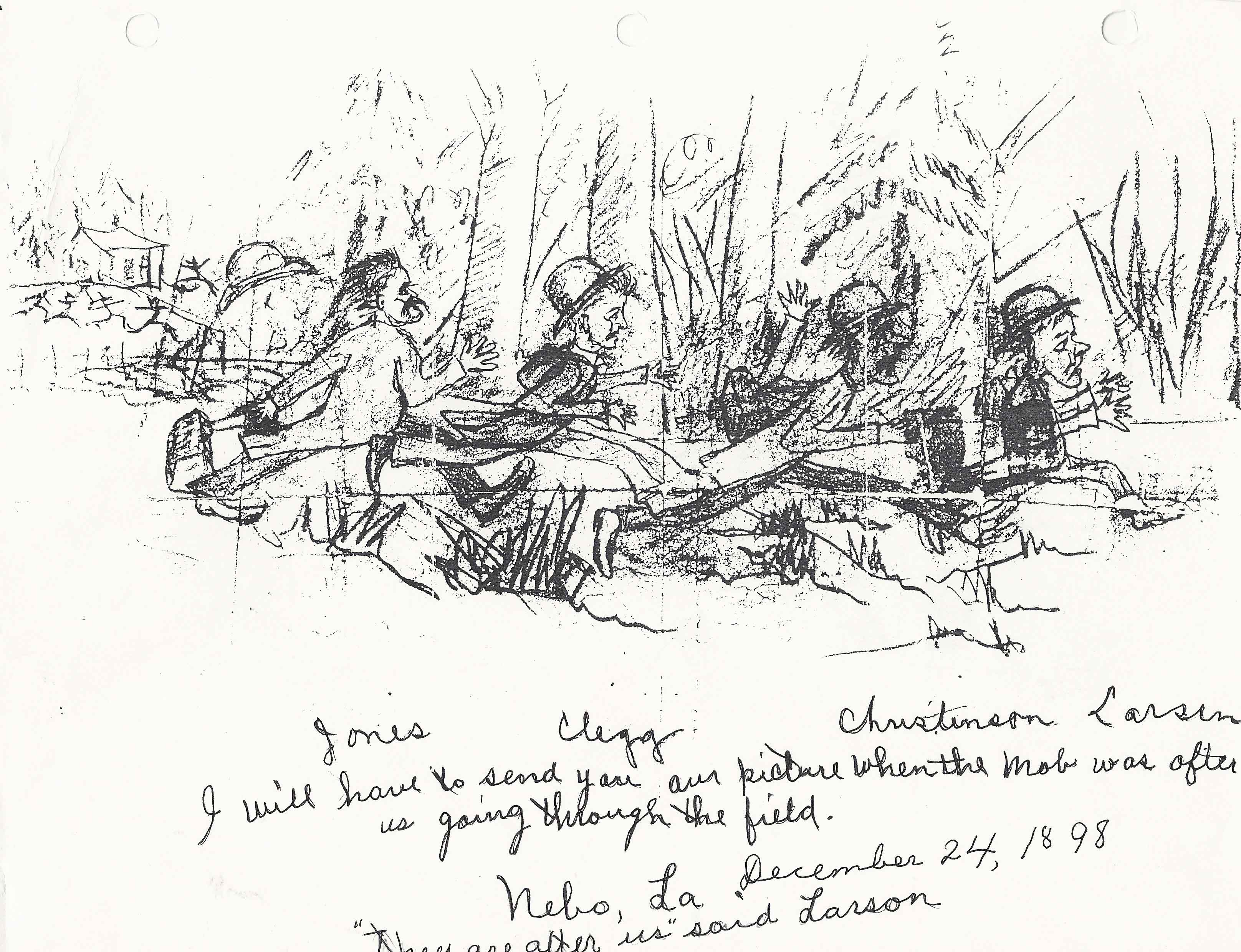 3232x2480 Photos Sketch Of Mobs After 4 Missionaries Including William C - My Family Sketch