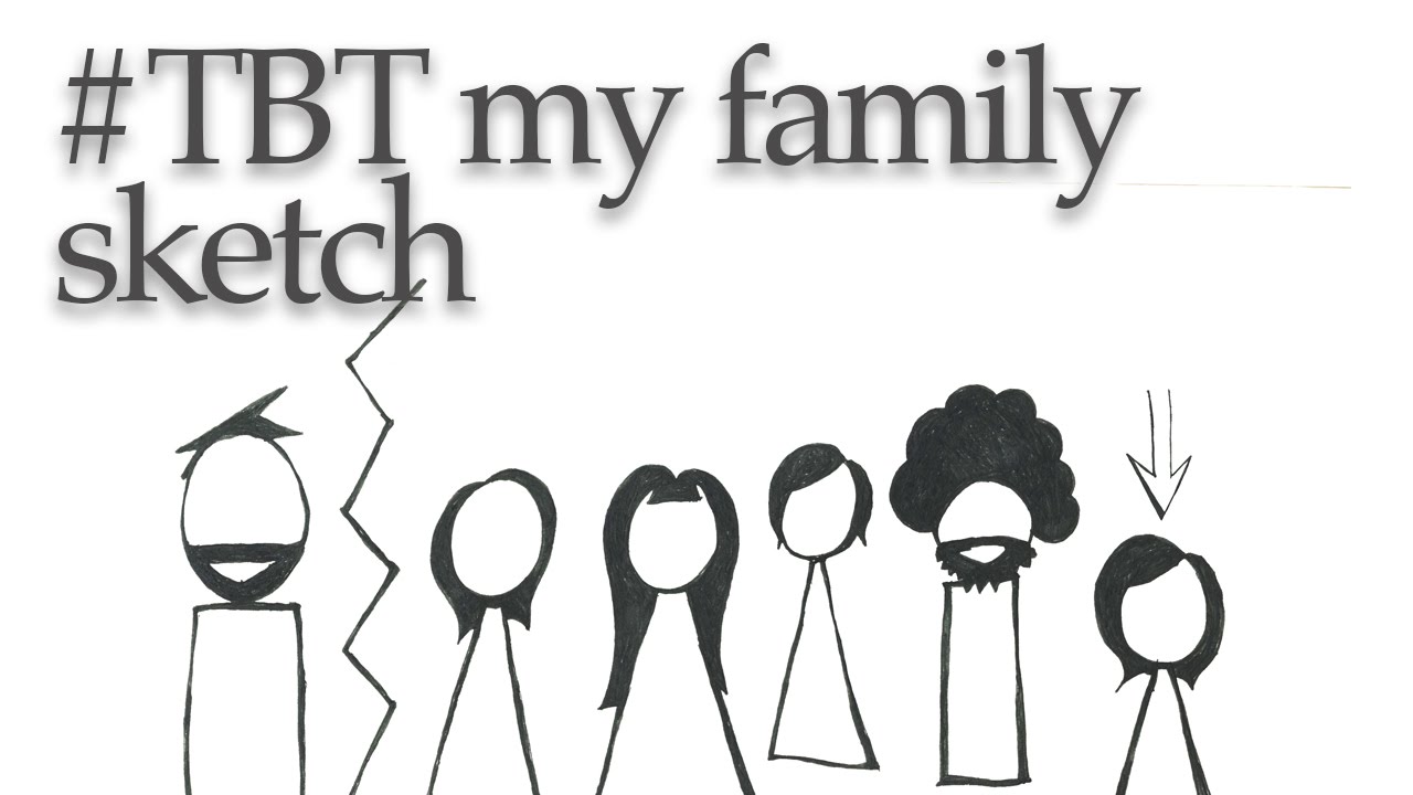 1280x720 Tbt My Family Sketch - My Family Sketch