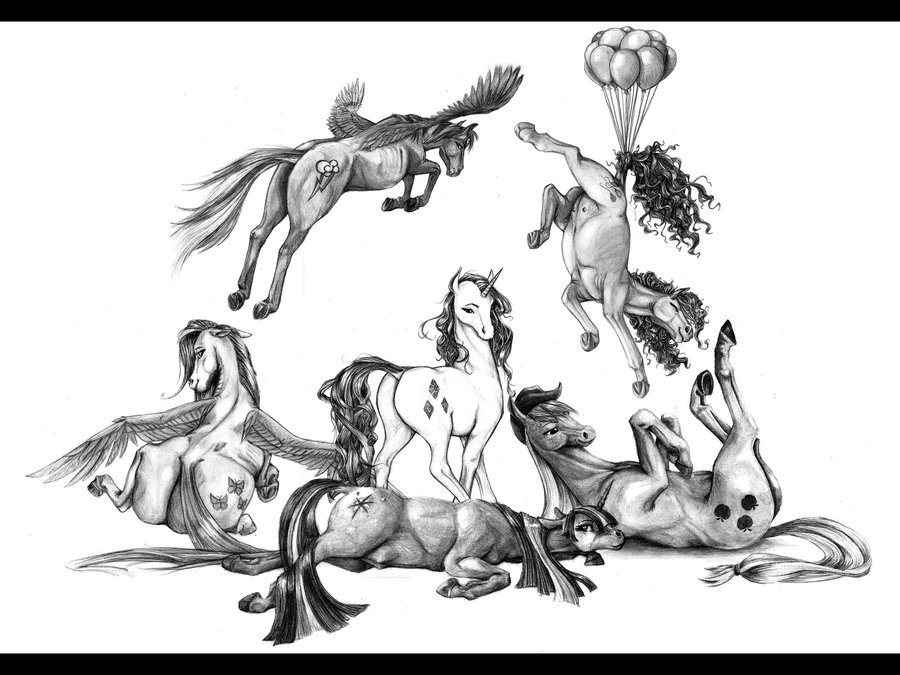 900x675 My Little Pony Friendship Is Magic By Hiroshi Tea - My Little Pony Friendship Is Magic Sketches