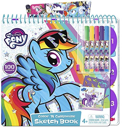 425x446 My Little Pony Sketch Portfolio With Stickers - My Little Pony Sketch