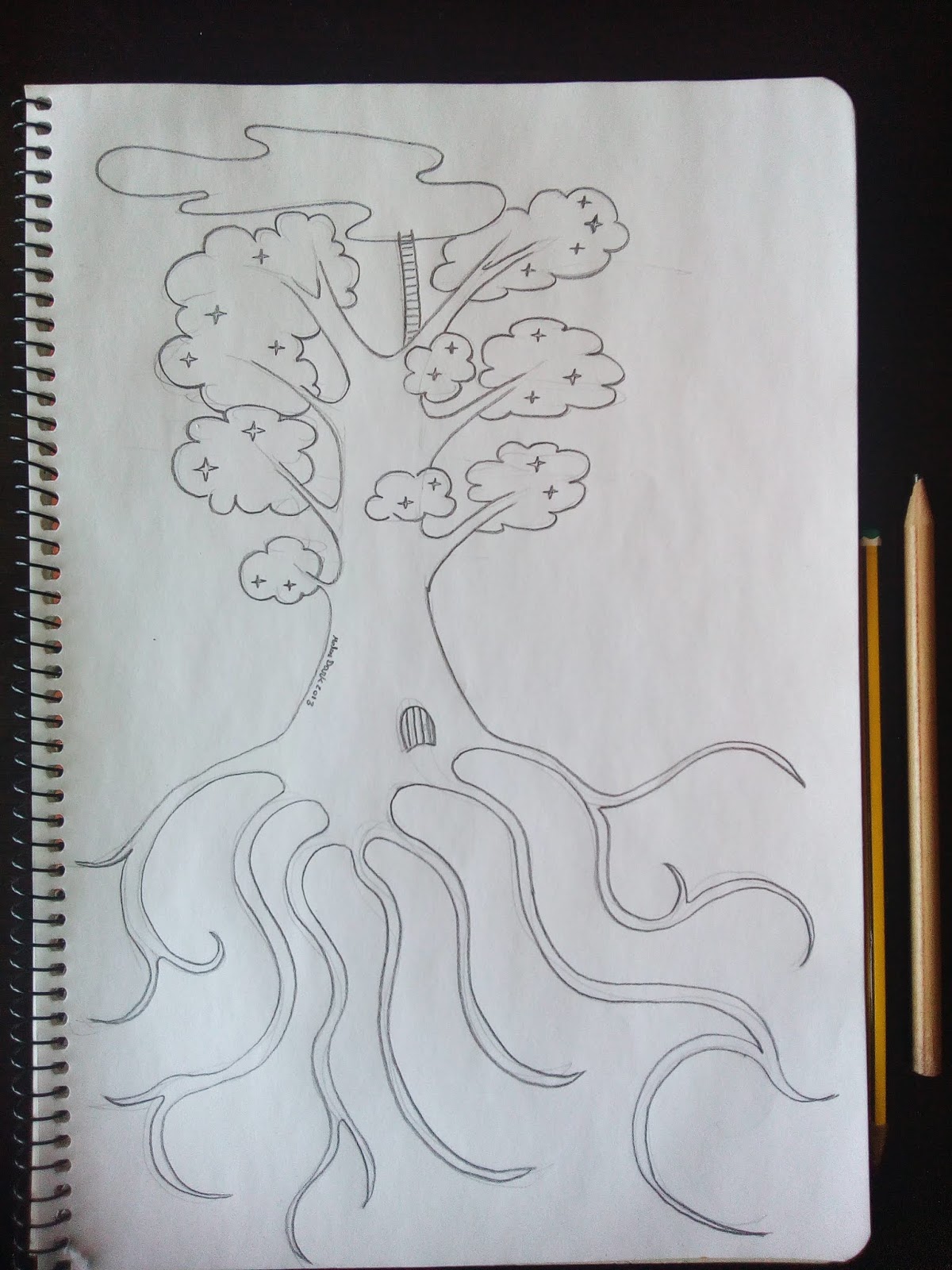 1200x1600 My Sketch Book Magic Tree Sketch - My Sketch Pad