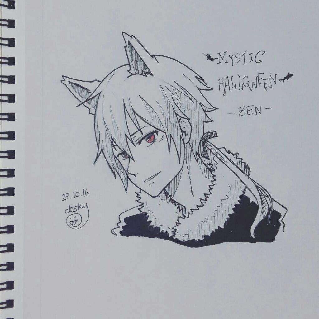 1024x1024 Wolf Zen Mystic Messenger Amino - Mystical Sketch