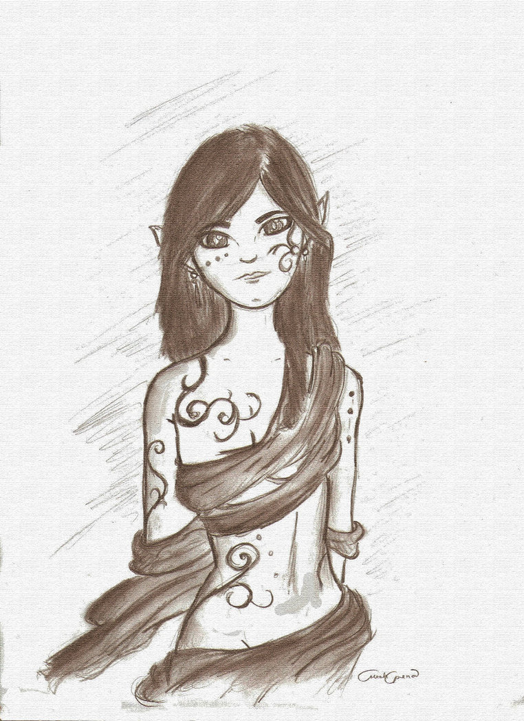 762x1048 Mystical Sketch By Domoairishu - Mystical Sketch