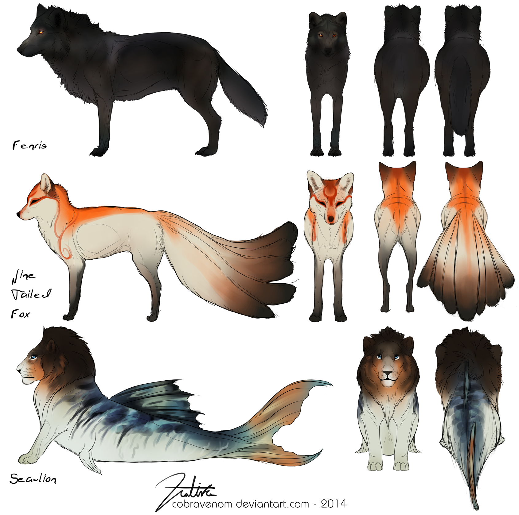 Mythical Creatures Sketches at PaintingValley.com | Explore collection ...