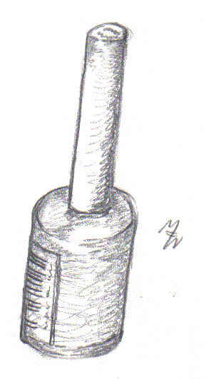 286x531 Drawing Of Nail Polish - Nail Polish Sketch