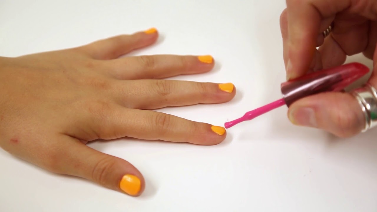 1280x720 Pencil Nails - Nail Polish Sketch