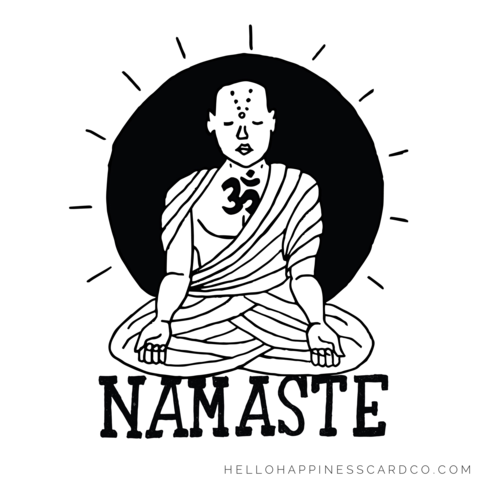Namaste Sketch at PaintingValley.com | Explore collection of Namaste Sketch