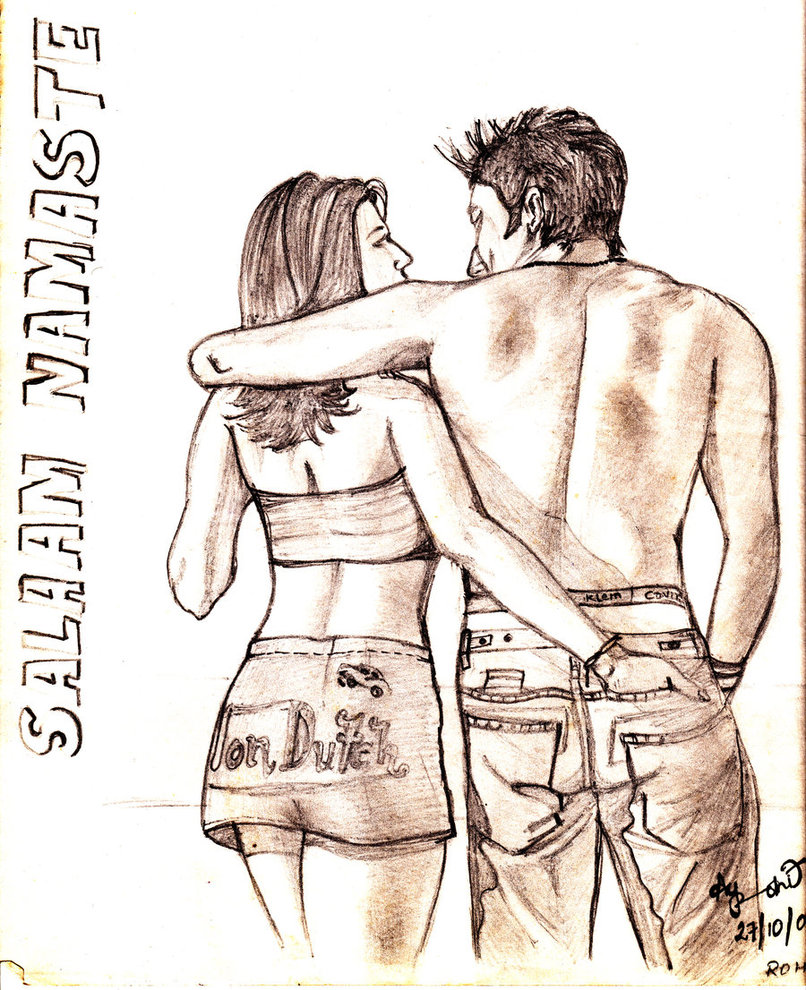 806x990 Salaam Namaste By Koulkings - Namaste Sketch