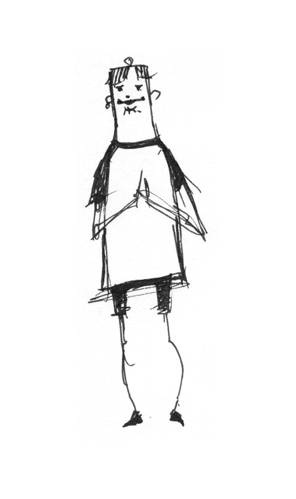 600x1010 Namaste, Bro - Namaste Sketch