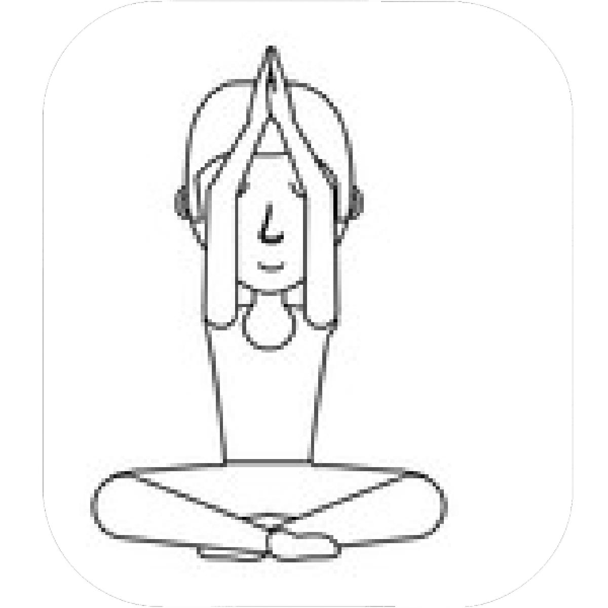 1200x1200 Designs Mein Mousepad Design Mousepad Selbst Designen - Namaste Sketch