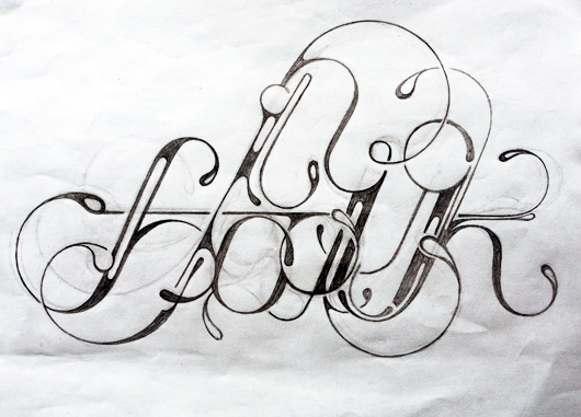 530x381 Power Of The Sketch Shelby White - Name Sketch