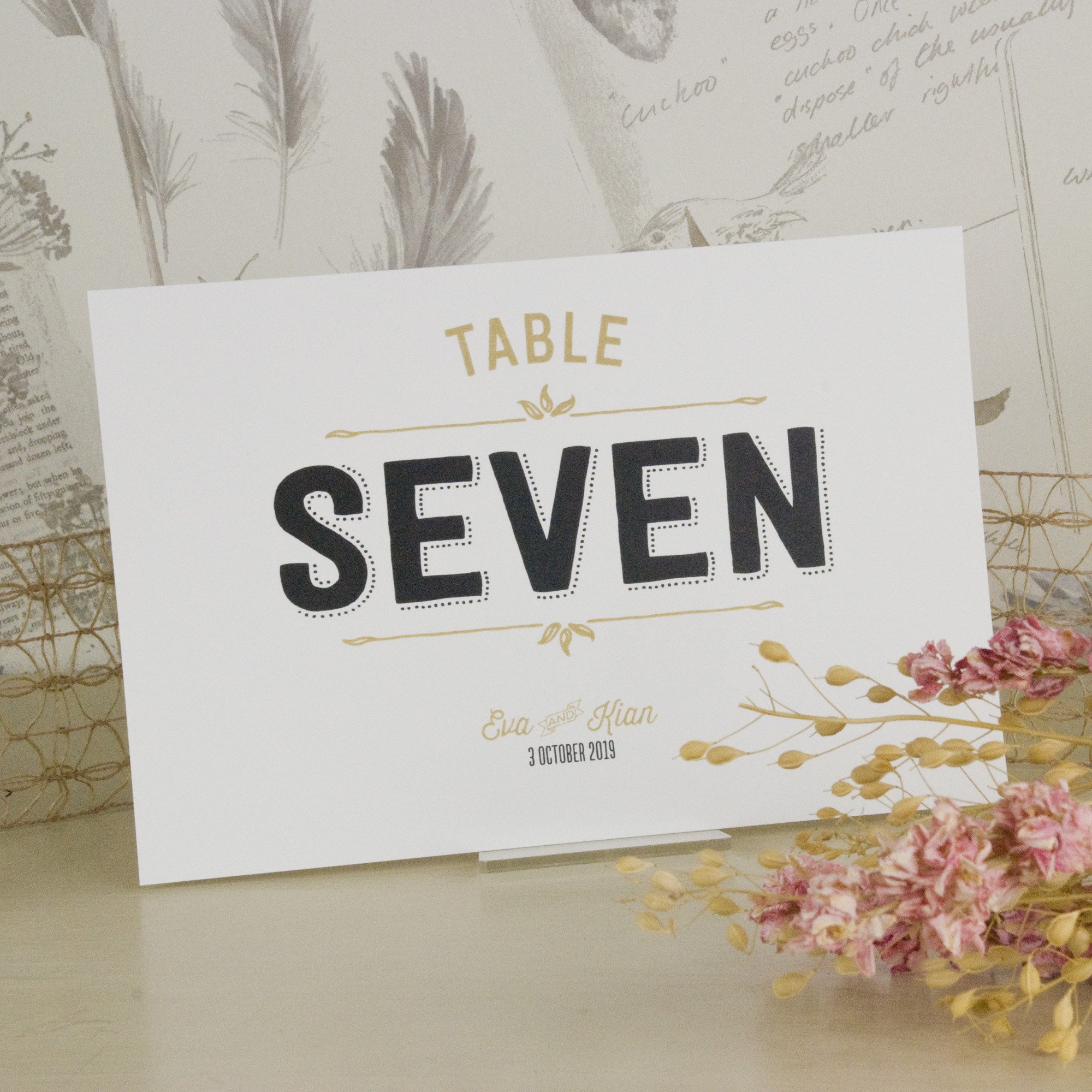 2000x2000 Sketch Table Name Cards Love Wedding Print - Name Sketch