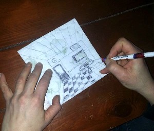 300x256 Napkin Sketches Mermaid Art Studios - Napkin Sketch