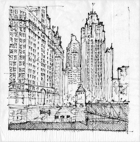 492x500 Napkin Sketches Leslie Laskinreese Design - Napkin Sketch