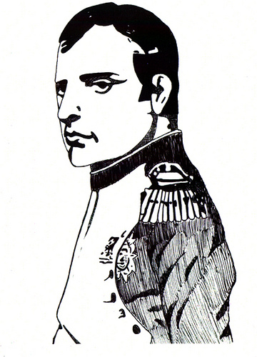 360x500 Napoleon Bonaparte This Is From My Senior Year Of High - Napoleon Sketch