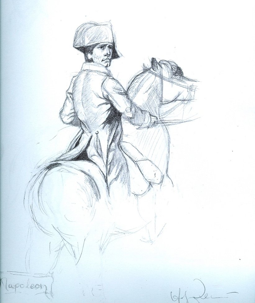 821x973 Napoleon Sketches By Lyvvie - Napoleon Sketch