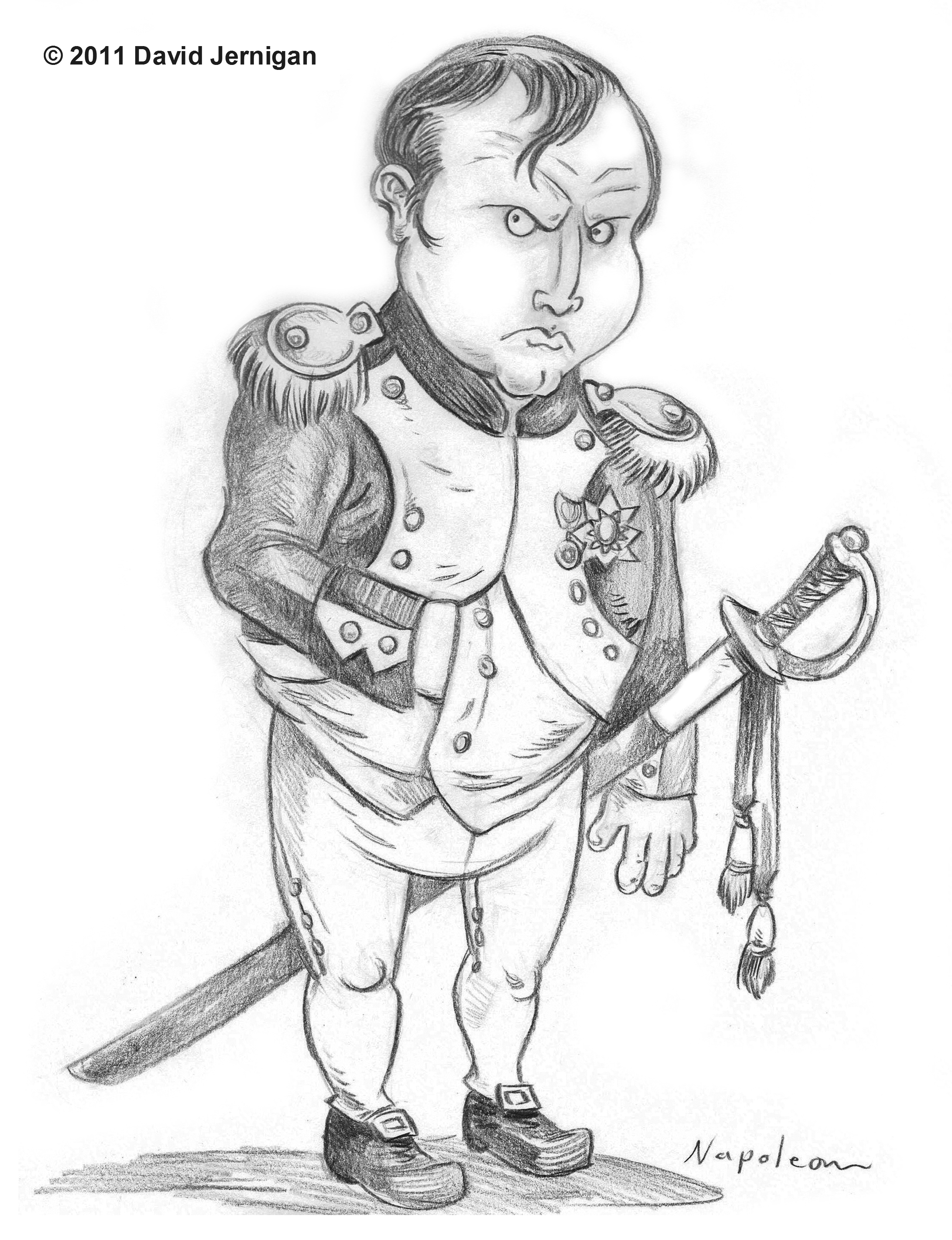 2479x3229 Character Sketch Of Napoleon Sketcharound - Napoleon Sketch