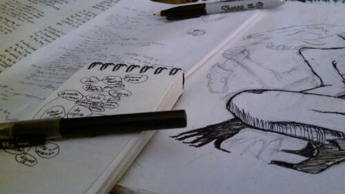500x281 Narrative And Anthromorphic Creature Sketch One Day. One Sketch. - Narrative Sketch