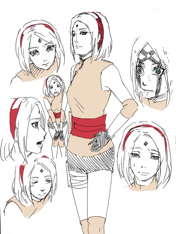 600x800 Sakura The Lat Naruto Movie By Cemeterydeath - Naruto Characters Sketches