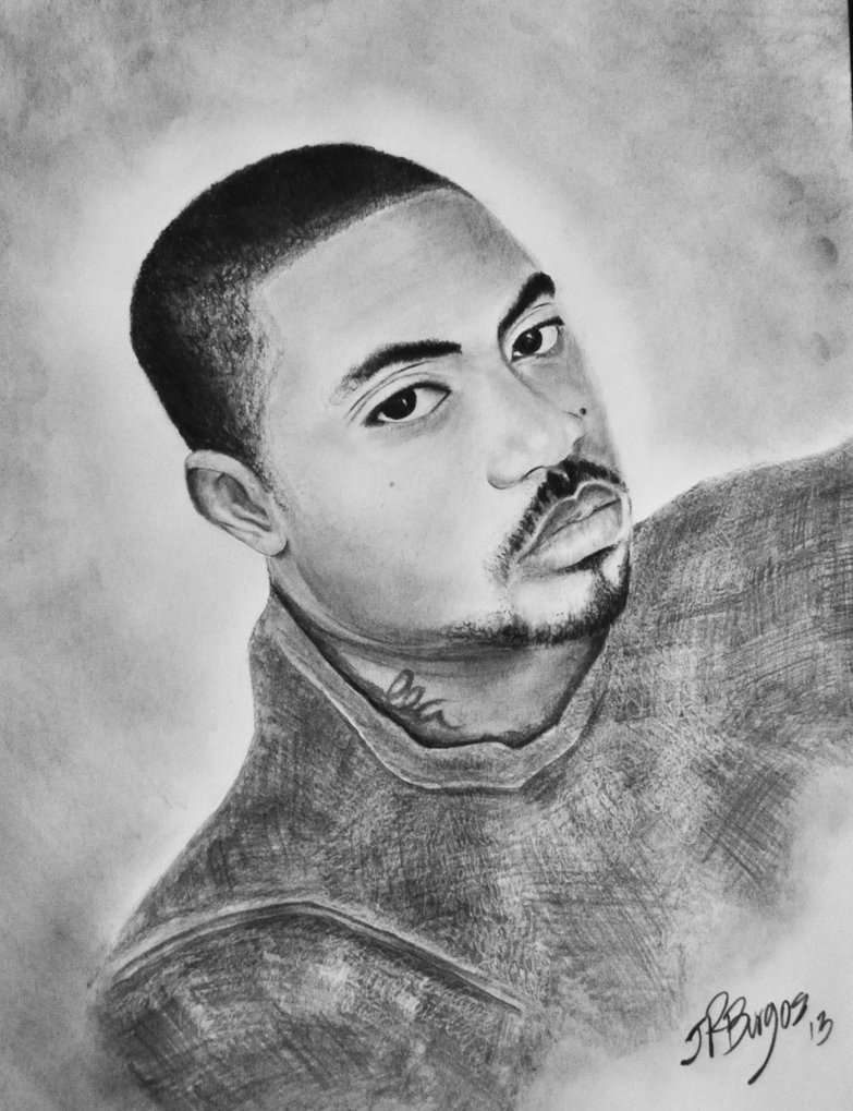 783x1019 Nas By Jr Burgos - Nas Sketch