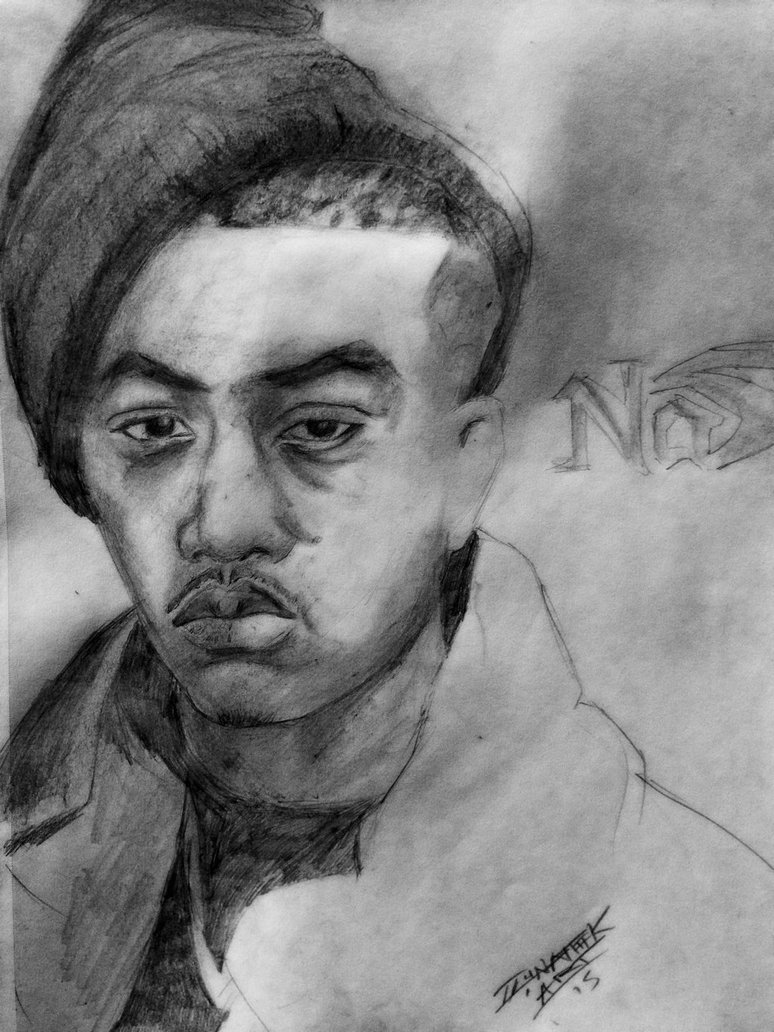 774x1032 Nas Portrait Sketch By Diegoe05 - Nas Sketch