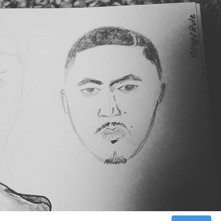 720x720 Stillmatic - Nas Sketch