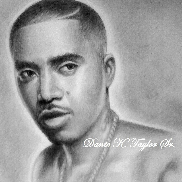 640x640 Black History Month Salutes Nas - Nas Sketch