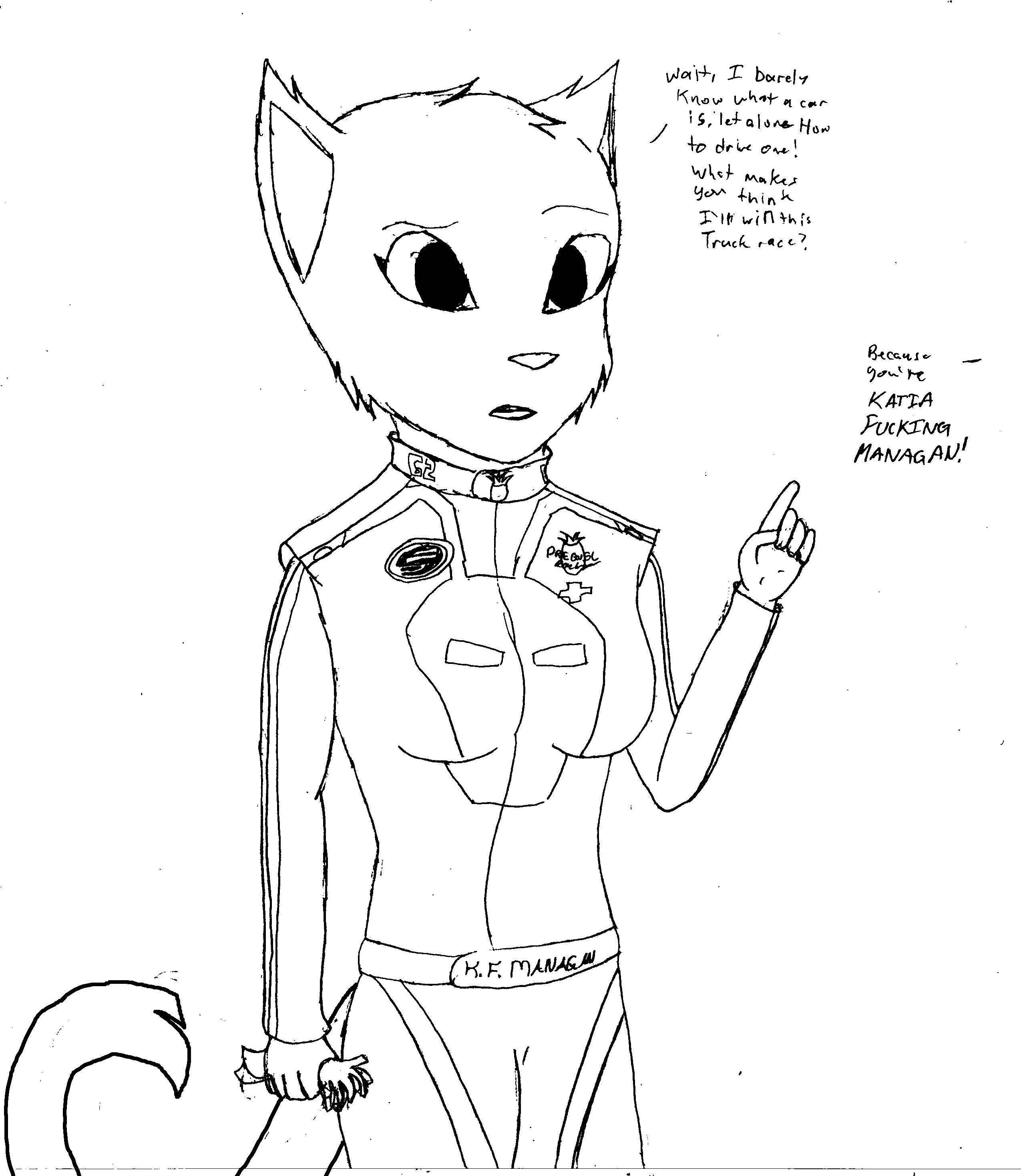 2550x2937 Image 1614 Kvatch Arena Jumpsuit Nascar - Nascar Sketch