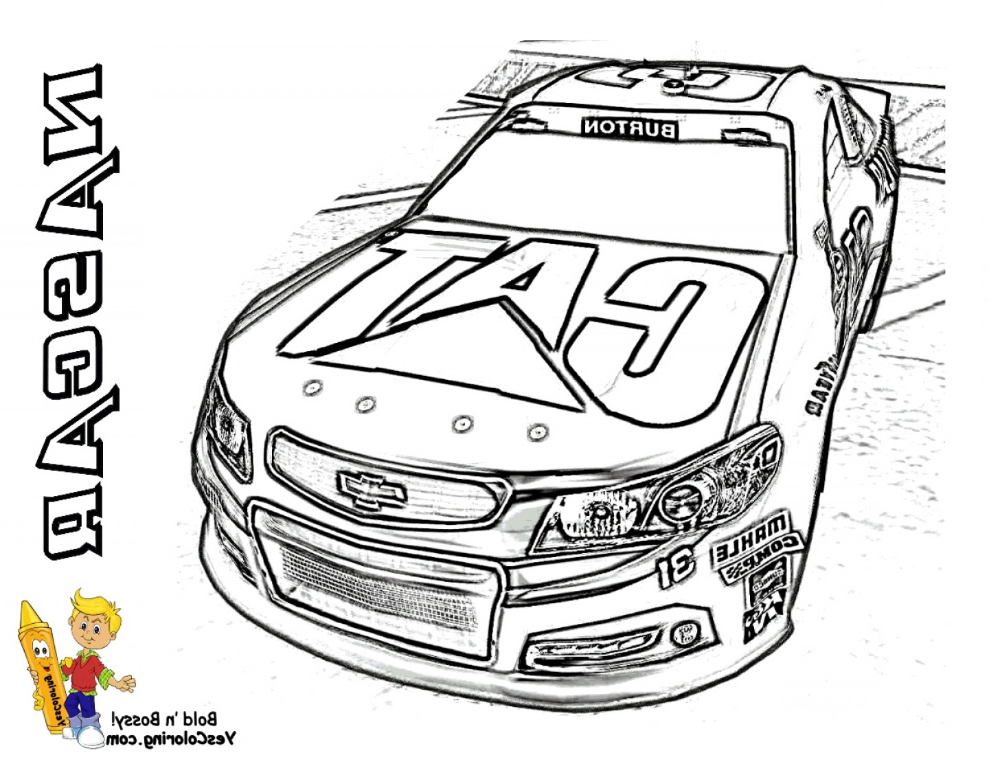 how to draw a nascar Nascar car sketch vector paintingvalley sketches