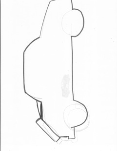 240x311 Watermelon Board Nascar Race Car - Nascar Sketch