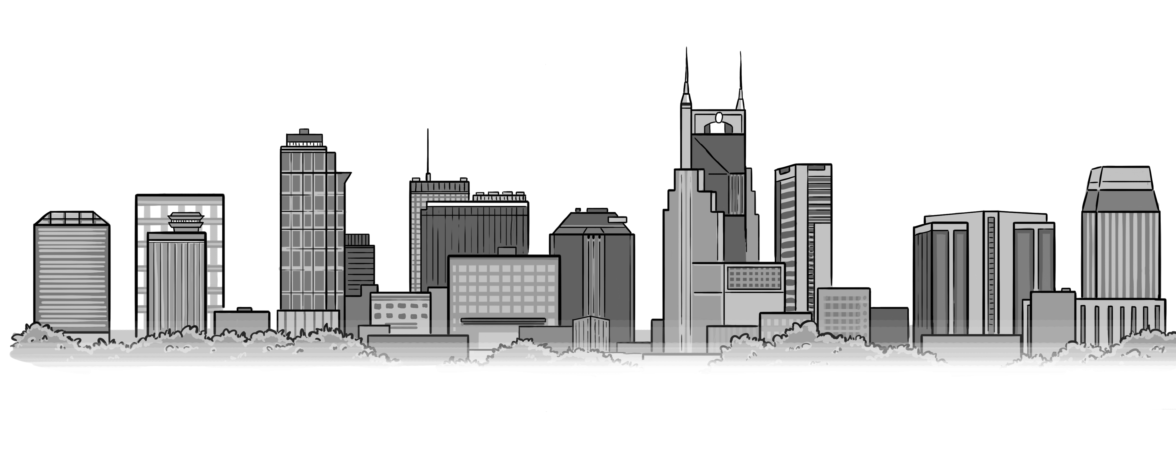 4500x1761 Nashville Based Graphic Recording For Live Events, The Sketch - Nashville Sketch
