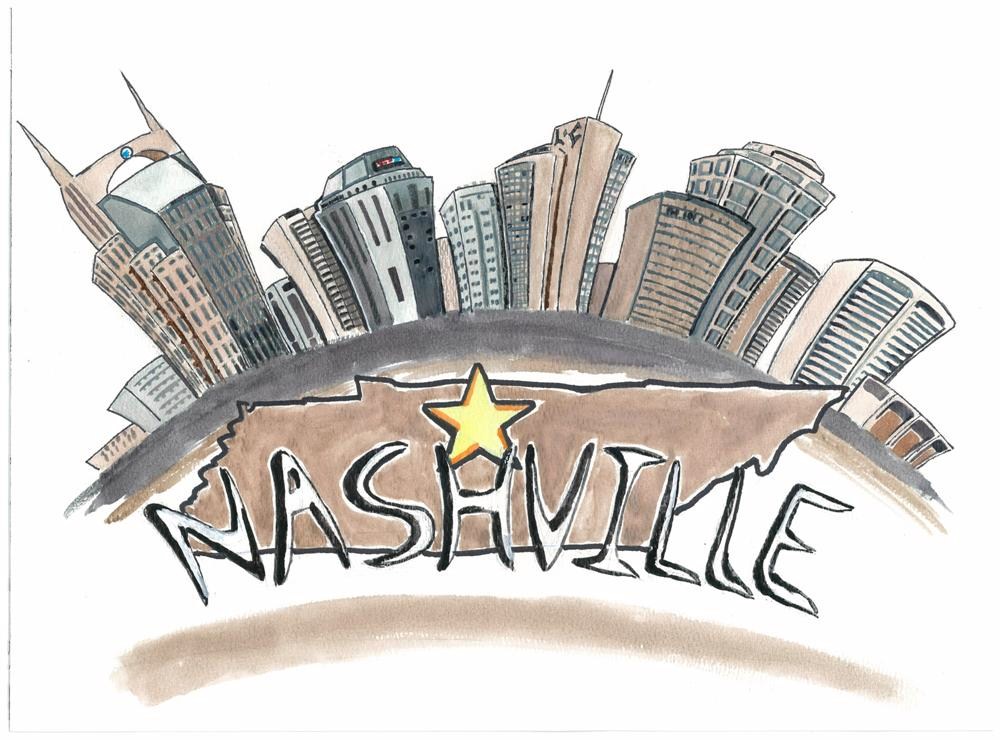 1000x740 Cowboy Baby Art The Life And Times Of Gabriel Anton - Nashville Sketch