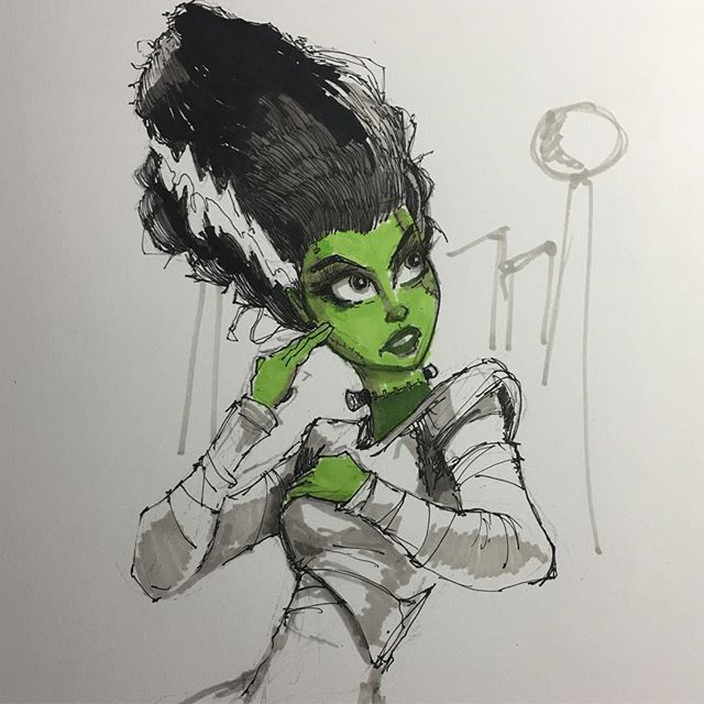 640x640 Inktober2016 Day 14 - Nashville Sketch