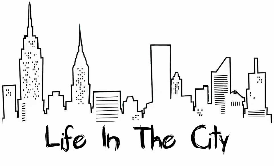 960x582 Collection Of Skyline Drawing Tumblr High Quality, Free - Nashville Skyline Sketch