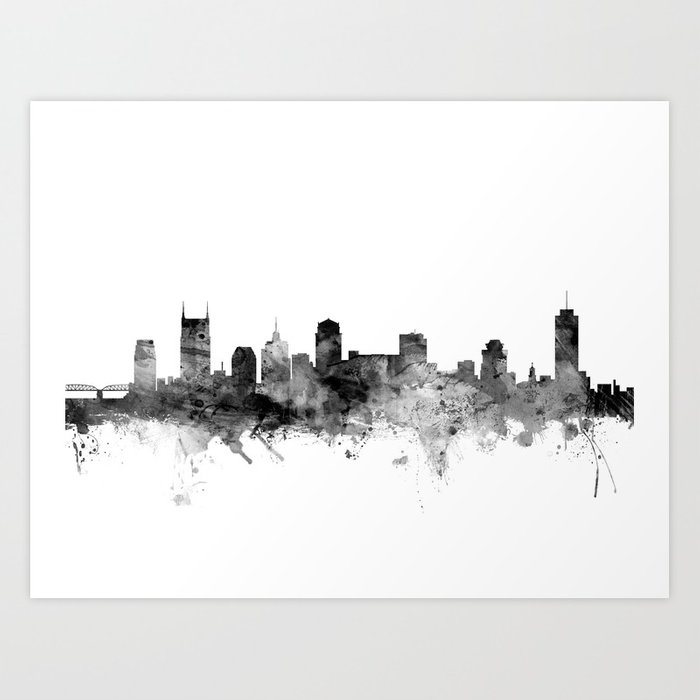 Nashville Skyline Sketch at PaintingValley.com | Explore collection of