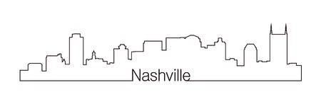 450x154 Nashville Skyline Tattoo Is Precious Tattoos - Nashville Skyline Sketch