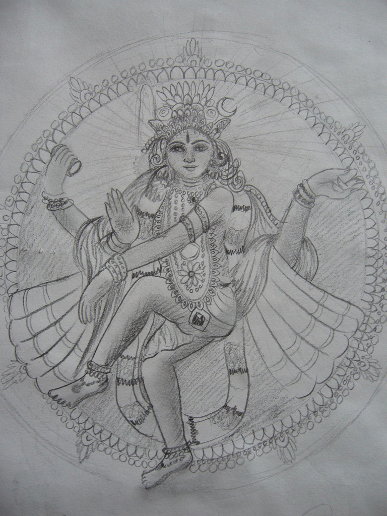 768x1024 Nataraja Sketch Jahnavi - Nataraja Sketch