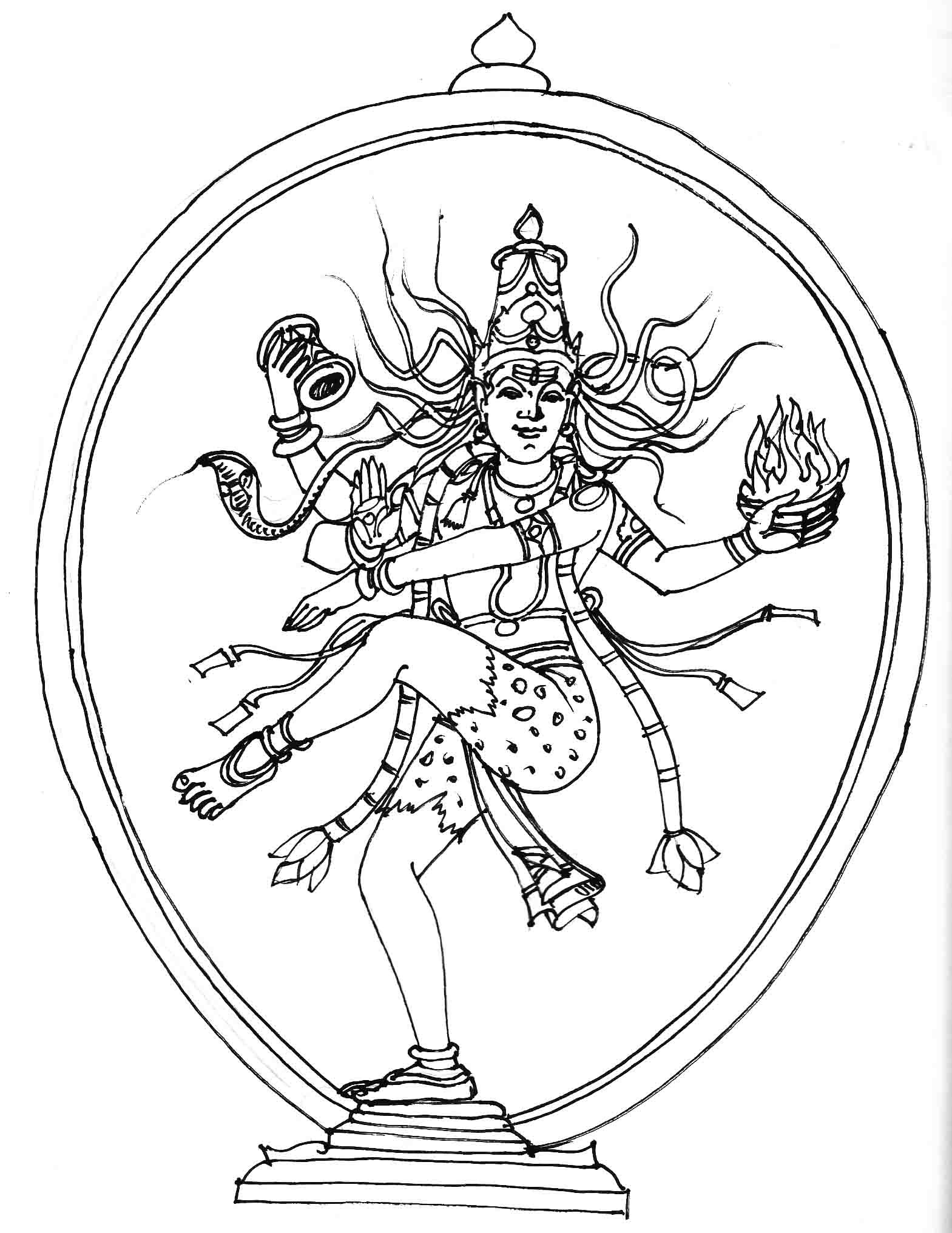 Featured image of post Nataraja Sketch Shiva nataraja wip by ninjafaun on deviantart