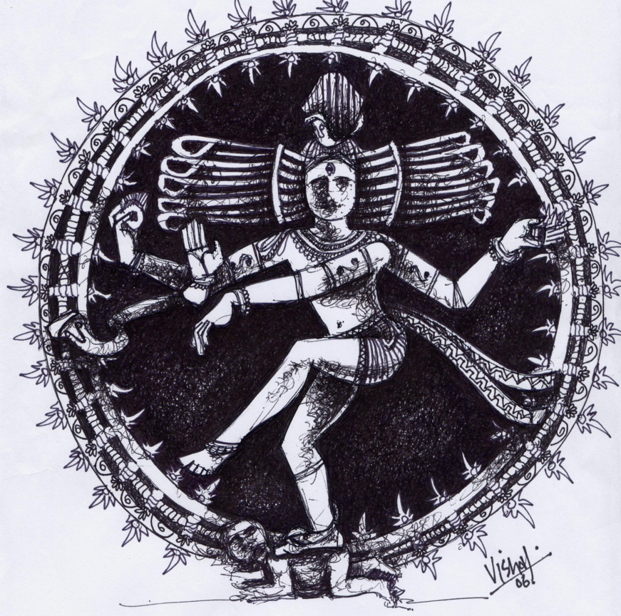 871x864 Nataraja By Vishalmisra - Nataraja Sketch