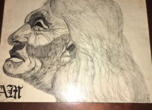 300x218 Native American Indian Ink Drawing Sketch Ebay - Native American Sketch