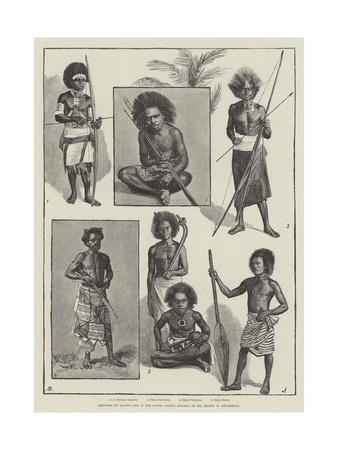 338x450 Sketches Of Native Life In The South Pacific Islands Giclee Print - Native Sketches