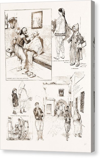 395x622 The French Occupation Of Tunis Native Character Sketches Drawing - Native Sketches