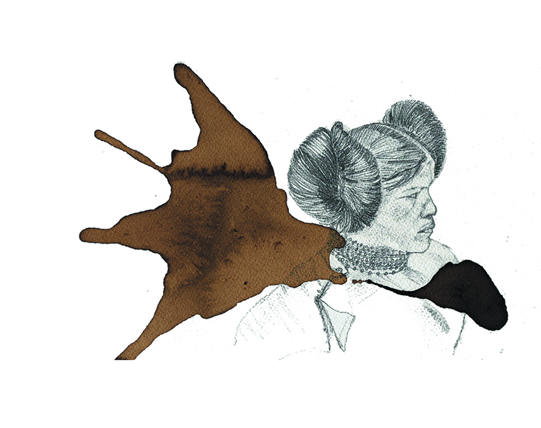 1100x870 Native Sketches In Espresso 2 Francesco Galle - Native Sketches