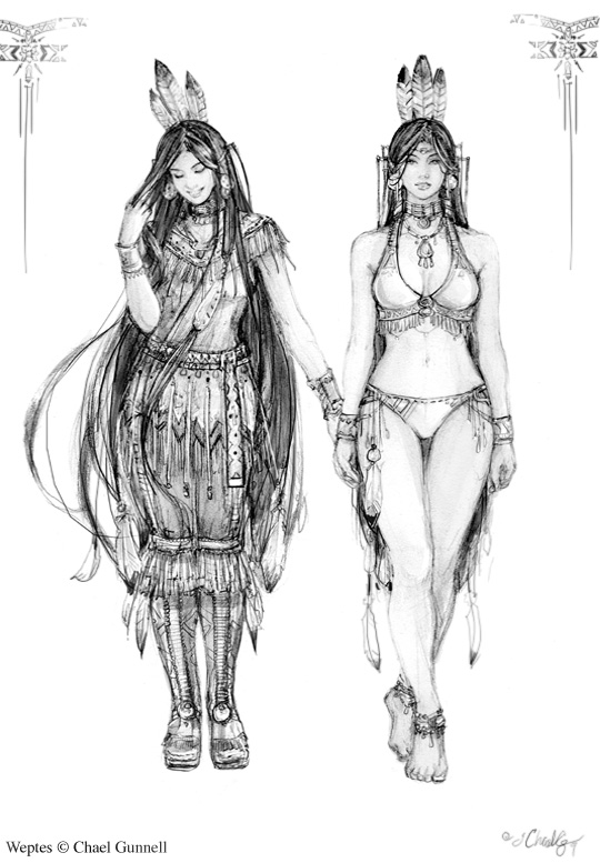 540x777 Fash10n Sketches Weptes By Chael - Native Sketches