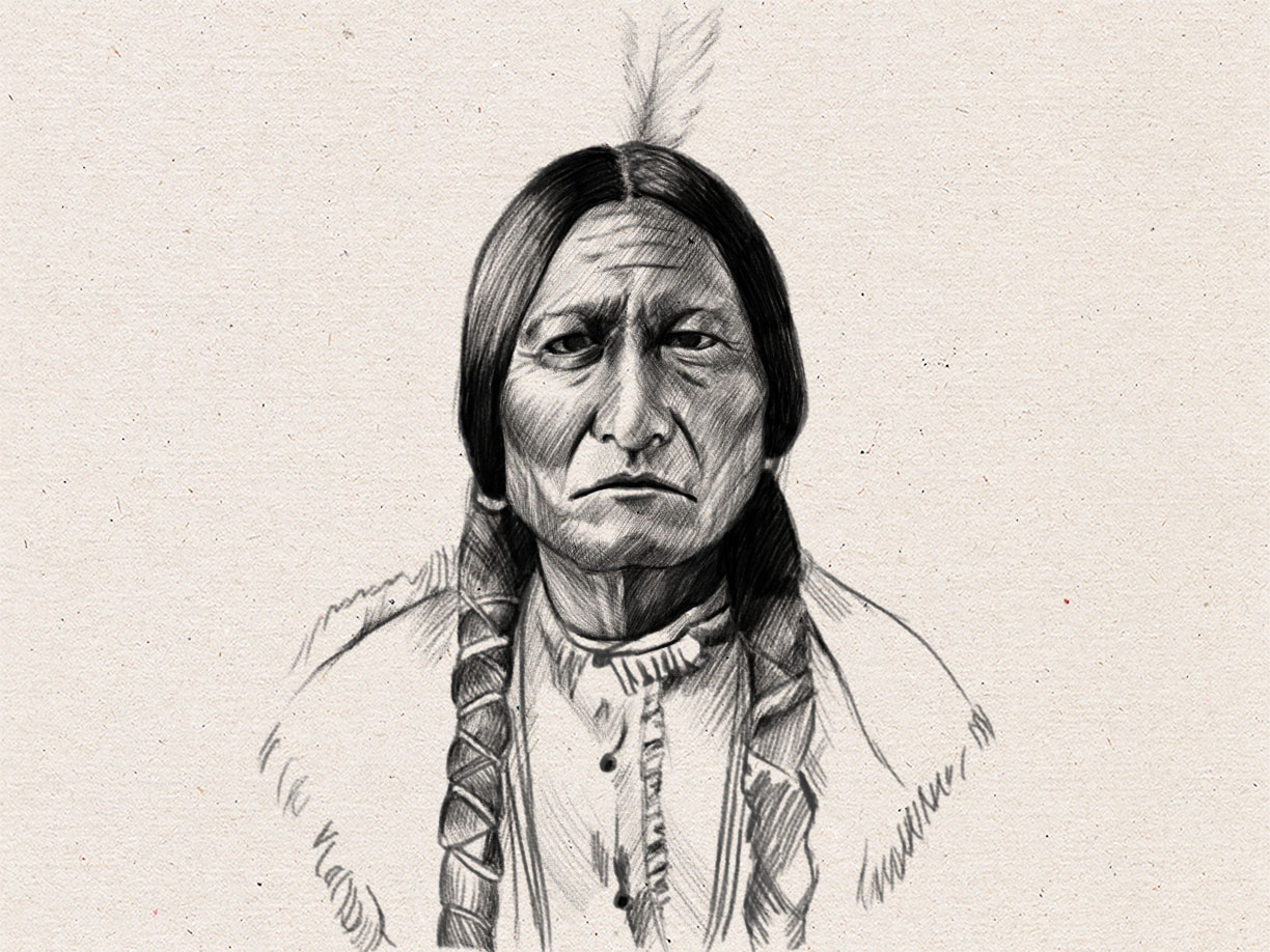 1224x918 How To Draw A Native American Face 9 Steps (With Pictures) - Native Sketches