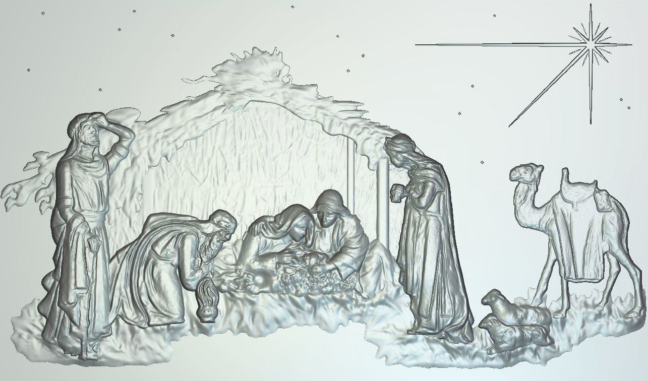 Nativity Scene Drawing Images