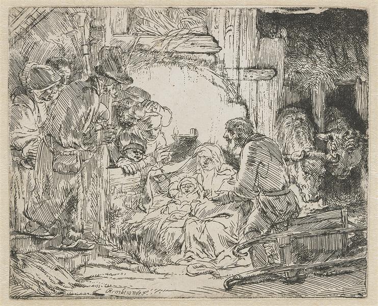 742x600 Nativity, 1654 - Nativity Sketch