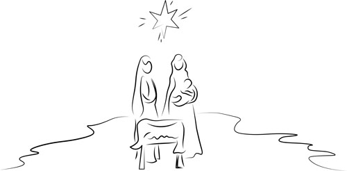 500x246 Give A Gift This Christmas And Transform Lives Leprosy Mission - Nativity Sketch