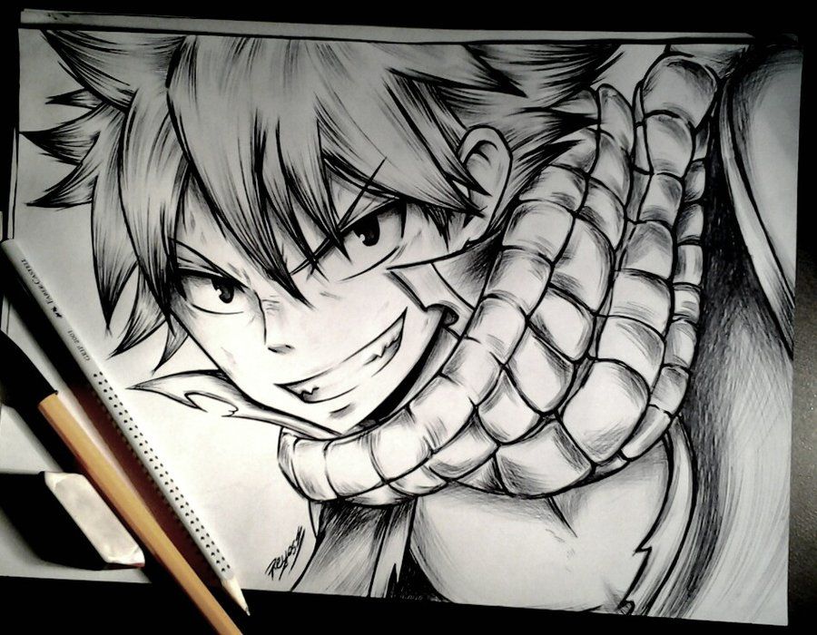 900x700 Natsu (Sketch) By Reyos On @ - Natsu Sketch
